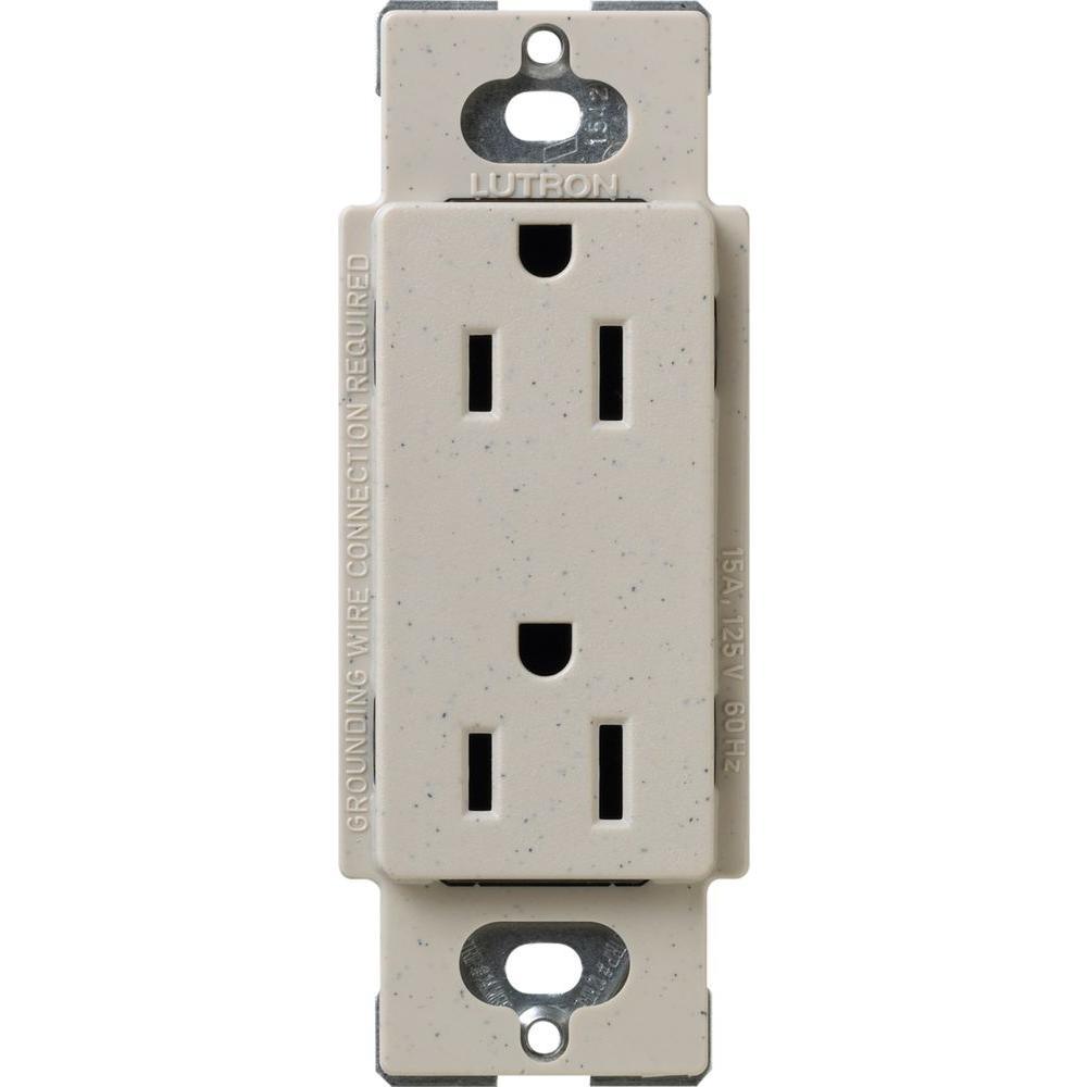Tamper-Resistant Duplex Receptacle, 15 Amp, White - Super Arbor