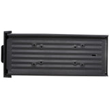 Arlington Large, Steel, Post-Mount Mailbox, Black - Super Arbor