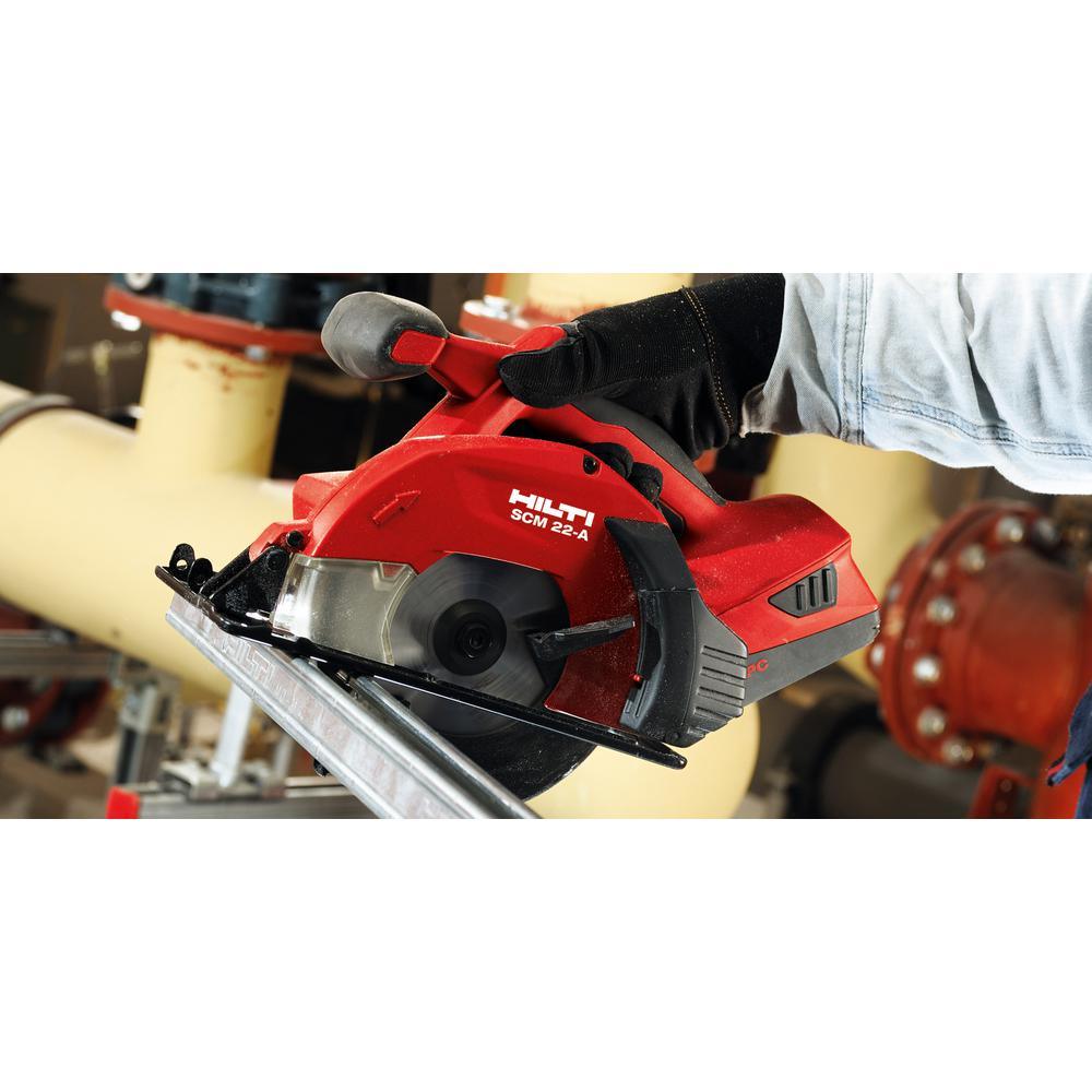 SCM 22-Volt Lithium-Ion Cordless Metal Cutting Circular Saw Kit - Super Arbor