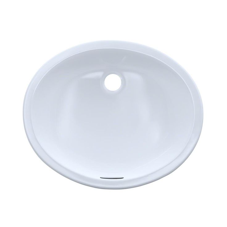 TOTO Rendezvous 17 in. Undermount Bathroom Sink with CeFiONtect in Cotton White