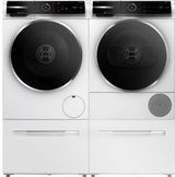 Bosch 4.0-cu ft Reversible side swing Stackable Electric Dryer (White) ENERGY STAR