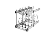 Rev-A-Shelf 20.75-in W x 18-in H 2-Tier Pull Out Metal Soft Close Basket