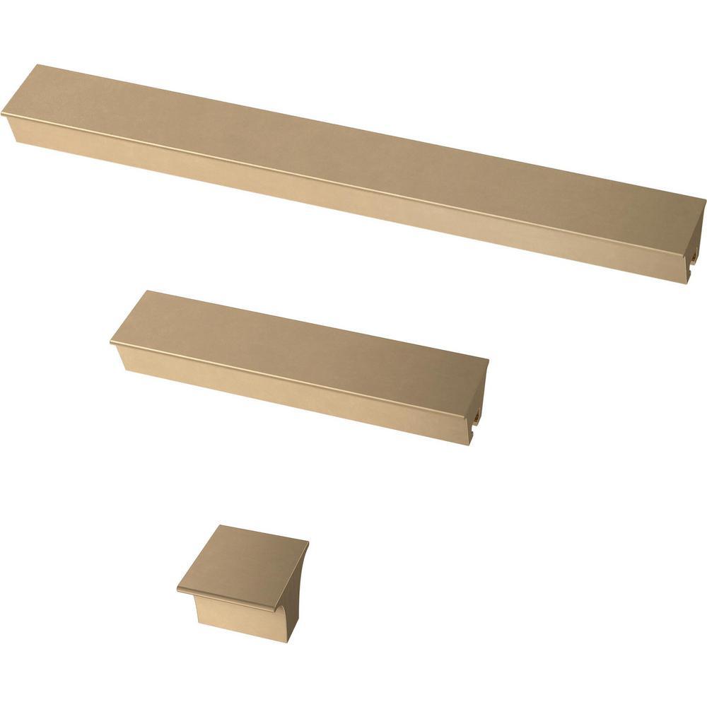 Inclination 1 in. to 4 in. (25 mm to 102 mm) Champagne Bronze Adjustable Drawer Pull - Super Arbor