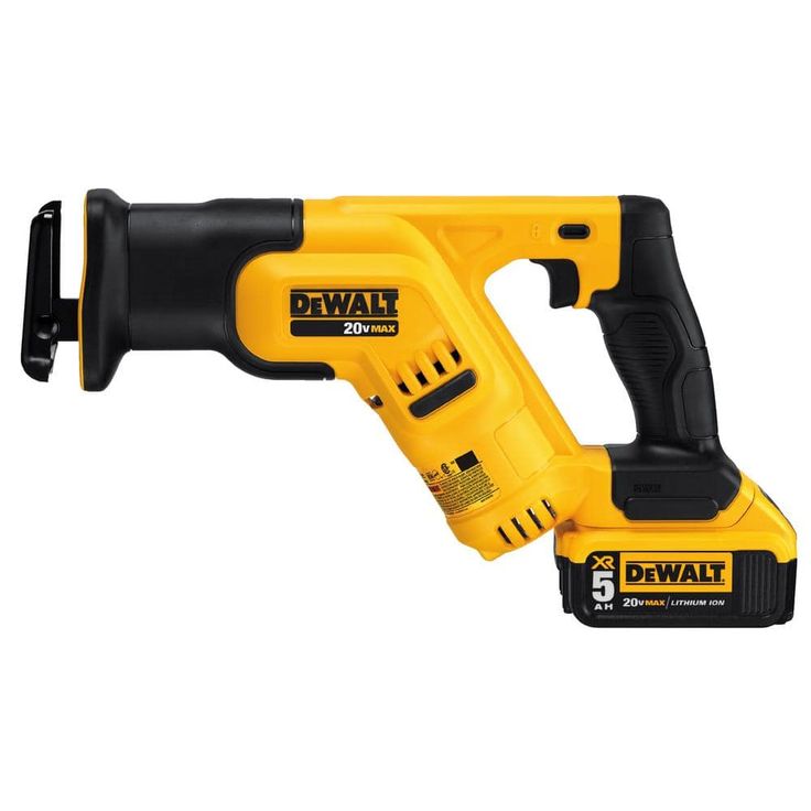 20-Volt MAX Lithium-Ion Cordless Compact Reciprocating Saw Kit with Bonus 6.0 Ahr Battery Pack