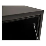14 in. x 12 in. x 18 in. Gloss Black Steel Underbody Truck Tool Box - Super Arbor