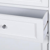 Hampton Harbor 22 in. W x 10 in. D x 67-1/2 in. H Linen Cabinet in White - Super Arbor