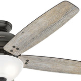 Reveille 60 in. LED Indoor Noble Bronze Ceiling Fan with Light and Remote