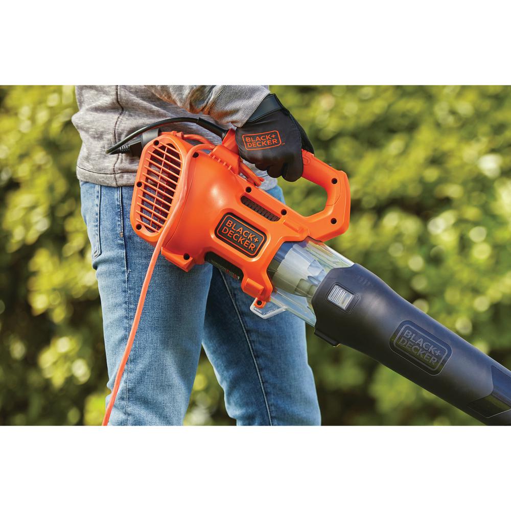 BLACK+DECKER 140 MPH 450 CFM 9 Amp Corded Electric Axial Leaf Blower - Super Arbor