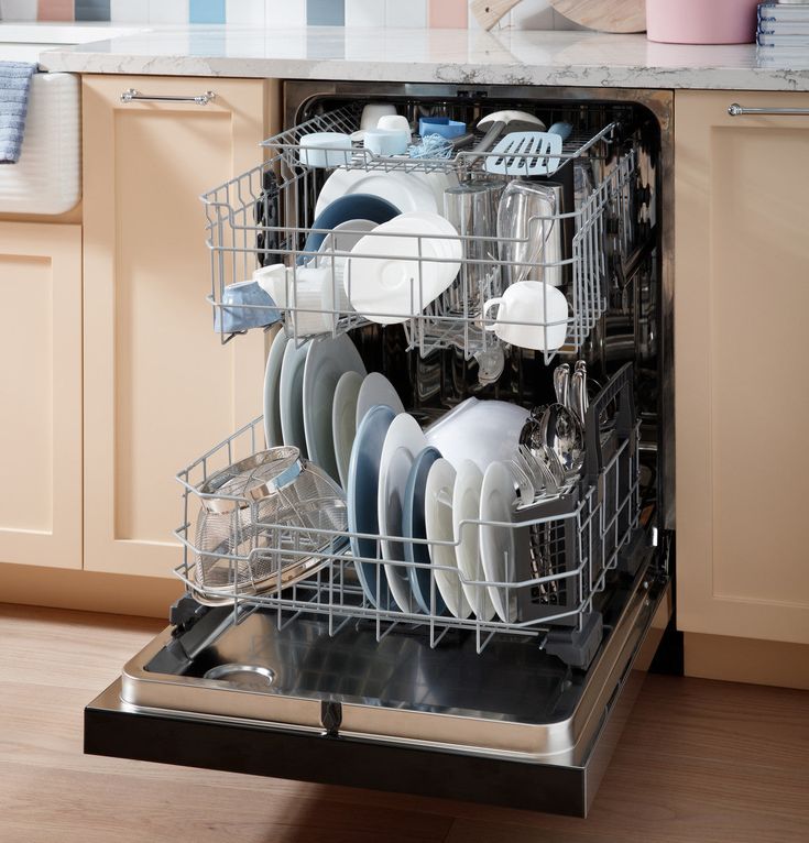 GE Top Control Tall Tub Dishwasher in Fingerprint Resistant Stainless Steel, ENERGY STAR and 48 dBA