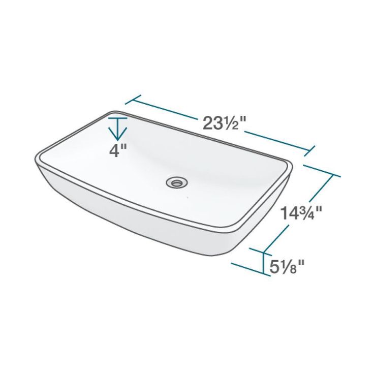 MR Direct Porcelain Vessel Sink in White with 731 Faucet and Pop-Up Drain in Brushed Nickel