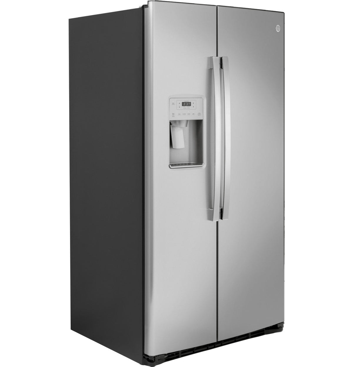 GE 25.1 cu. ft. Side-by-Side Refrigerator in Fingerprint Resistant Stainless Steel, GSS25IYNFS