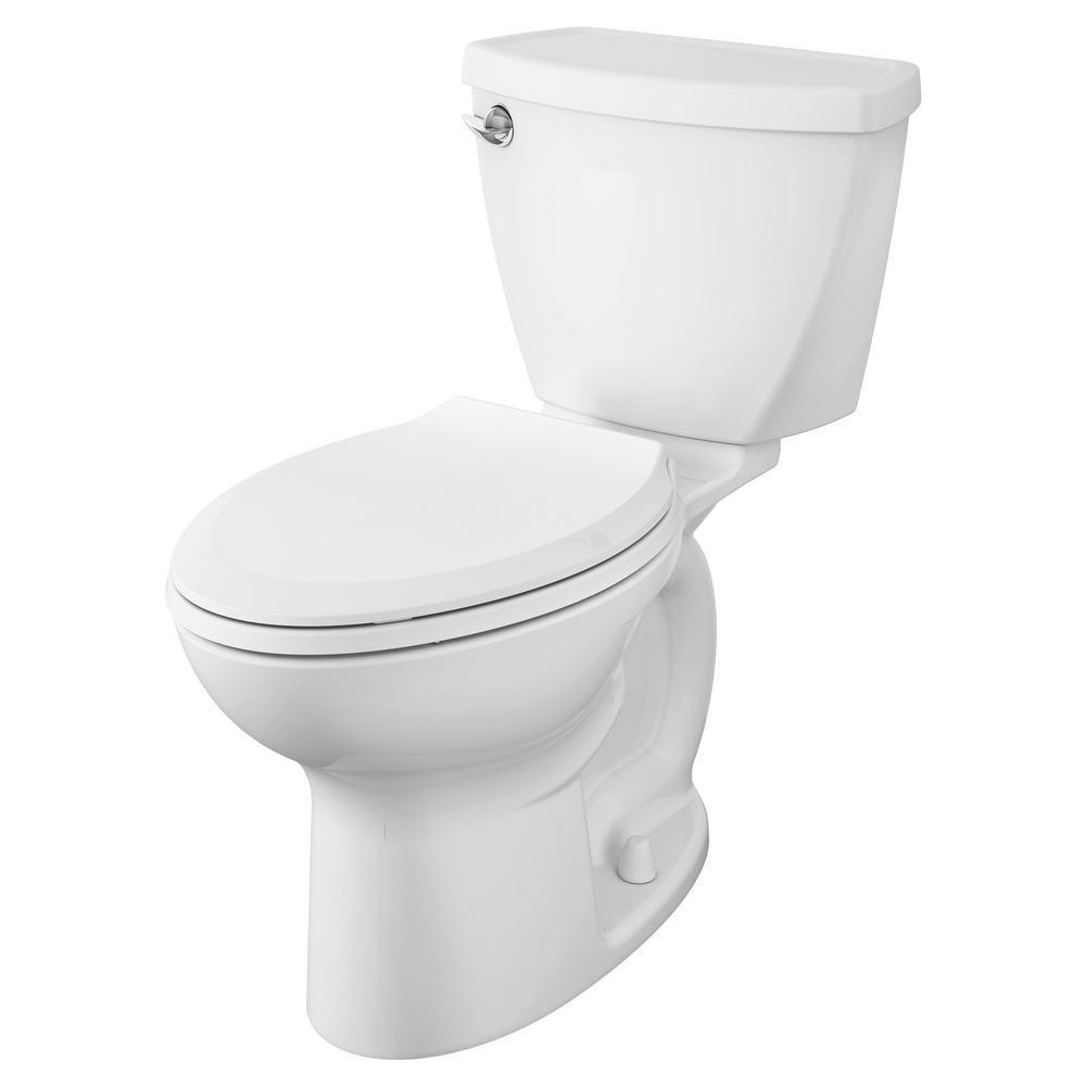 Cadet 3 FloWise Tall Height 2-Piece 1.28 GPF Single Flush Elongated Toilet in White with Slow Close Seat (4-Pack) - Super Arbor
