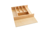 Rev-A-Shelf 22 in x 24 in Wood Cutlery Insert Drawer Organizer