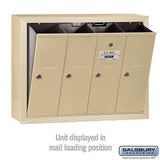 3500 Series Sandstone Surface-Mounted Private Vertical Mailbox with 4 Doors - Super Arbor