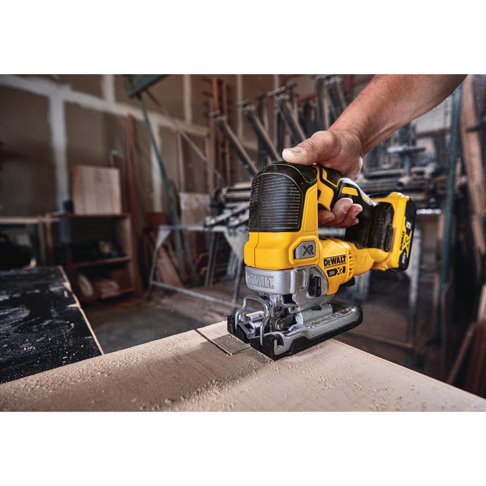 20-Volt MAX XR Lithium-Ion Cordless Brushless Jigsaw (Tool-Only) - Super Arbor