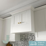 Shaker Assembled 30 in. x 94.5 in. x 24 in. Pantry Cabinet w/ 2-Inner Drawers & Three Pull Out Drawers in Vanilla White - Super Arbor