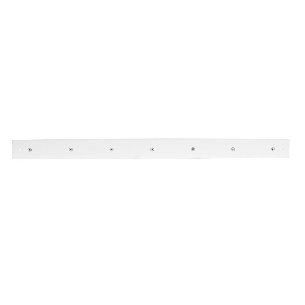 24 in. L Decorative White 7-Peg Wall Mount Wood Rack - Super Arbor
