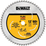FLEXVOLT 12 in. 60-Teeth Carbide-Tipped Miter Saw Blade (2-Pack) - Super Arbor