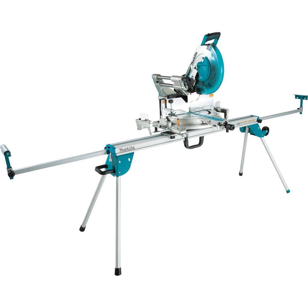 33.5 in. x 69.5 in. Folding Rolling Miter Saw Stand - Super Arbor