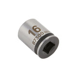 Kobalt Universal Metric 3/8-in Drive Spline 16mm Shallow Socket