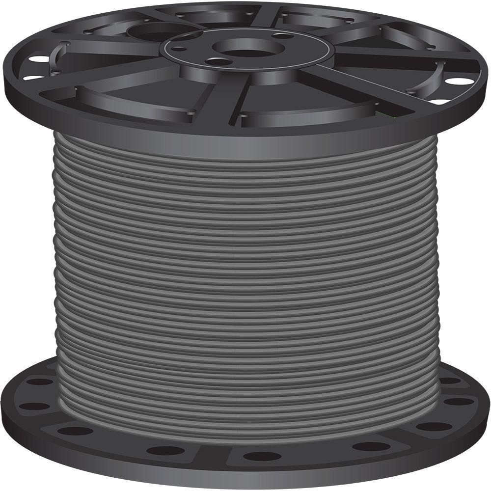 500 ft. 6 Black Stranded CU SIMpull THHN Wire - Super Arbor