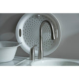 Simplice Single-Handle Pull-Down Sprayer Kitchen Faucet in Vibrant Stainless - Super Arbor