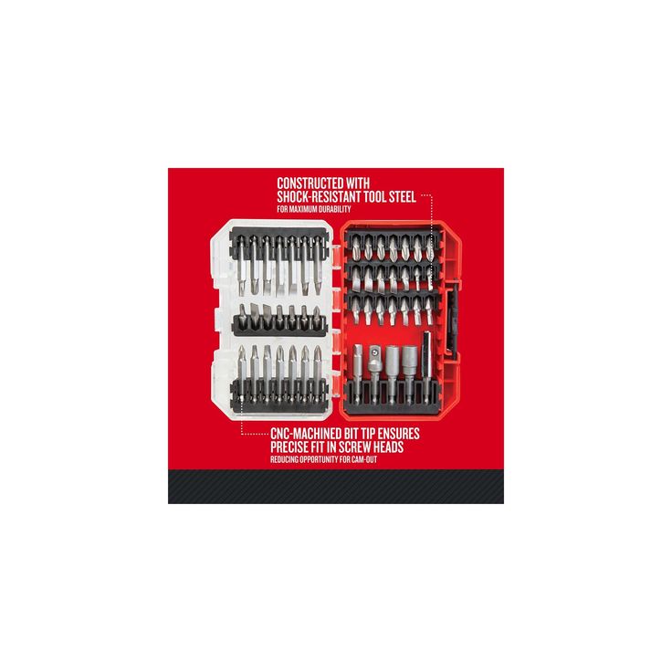 CRAFTSMAN 47-Piece Steel Hex Shank Screwdriver Bit Set
