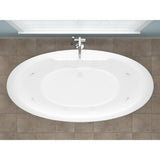 Sunstone 5.7 ft. Whirlpool Tub in White - Super Arbor