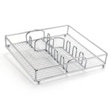 Abbeville 61-Piece Flatware Set with Wire Caddy (Service for 12)
