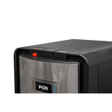 Bottleless Point-of-Use Hot/Room/Cold Water Dispenser in Black and Stainless with Dual-Stage Water Filtration System