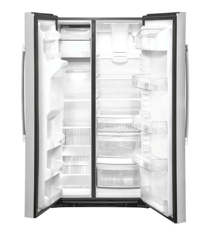 GE 25.1 cu. ft. Side by Side Refrigerator in Fingerprint Resistant Stainless Steel