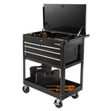 30 in. 4-Drawer Roller Cabinet Tool Chest in Black - Super Arbor