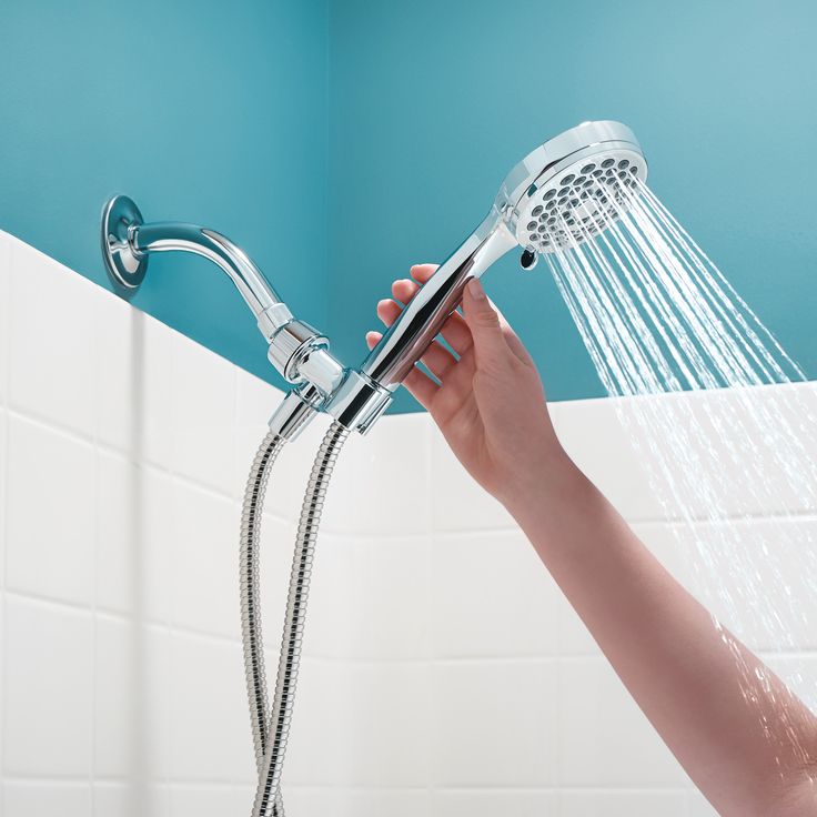 Eos 3-Spray 3.8 in. Single Wall Mount Handheld Shower Head in Chrome