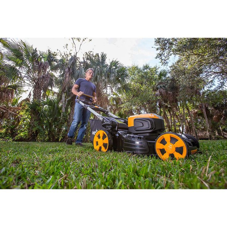 MOWOX 20 in. 82-Volt Cordless Self Propelled Variable Speed RWD Walk Behind Mower with 82-Volt 5.0 Ah Battery and Charger