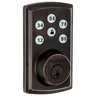 Z-Wave SmartCode 888 Venetian Bronze Single Cylinder Electronic Deadbolt Featuring SmartKey Security - Super Arbor