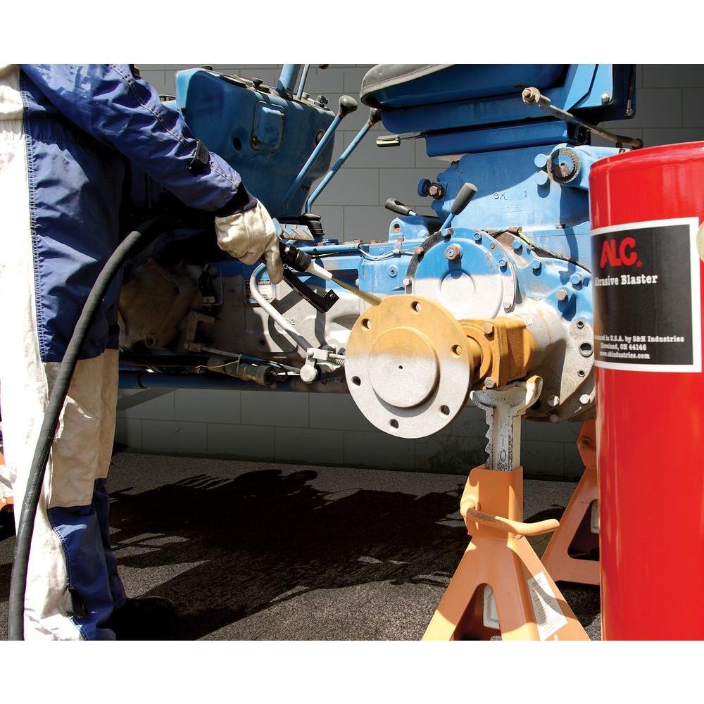110 lb. Portable Pressure Abrasive Blaster with Starter Kit - Super Arbor