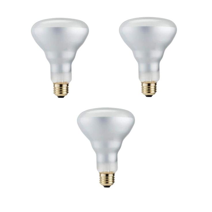 Philips 50-Watt Equivalent Halogen BR30 Dimmable Flood Light Bulb (3-Pack)