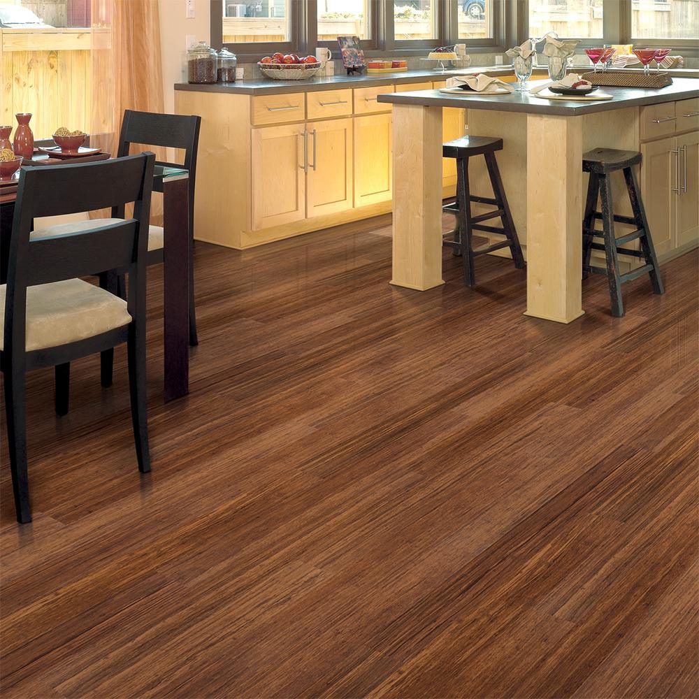 Home Legend Strand Woven Harvest 3/8 in. Thick x 4-3/4 in. Wide x 36 in. Length Click Lock Bamboo Flooring (19 sq. ft. / case) - Super Arbor