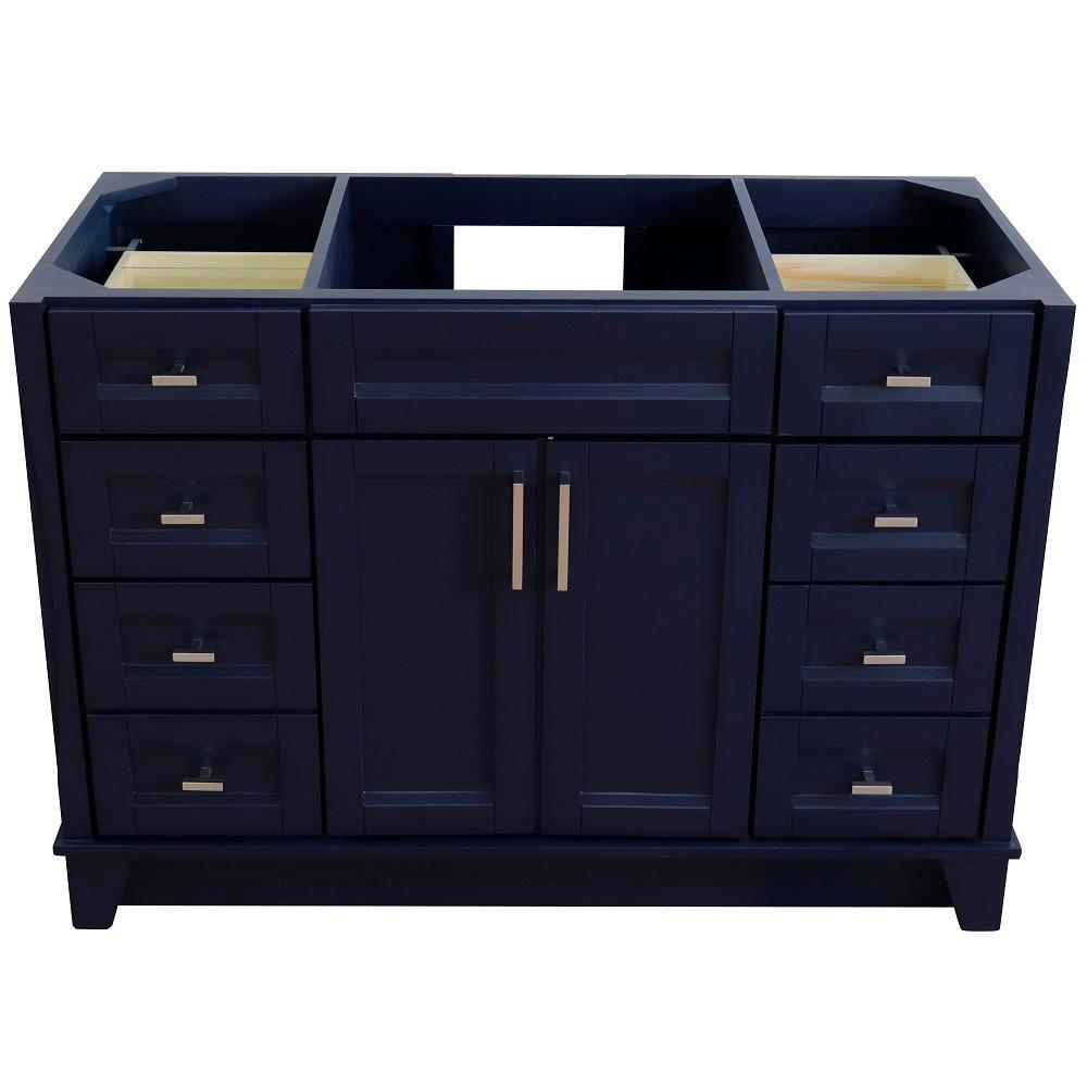48 in. W x 21.5 in. D Single Bath Vanity Cabinet Only in Blue - Super Arbor