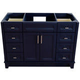 48 in. W x 21.5 in. D Single Bath Vanity Cabinet Only in Blue - Super Arbor