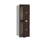 41 in. H x 16 3/4 in. W - Parcel Locker - 2 PL5's - Aluminum - Front Loading 4C Horizontal Mailbox - Super Arbor