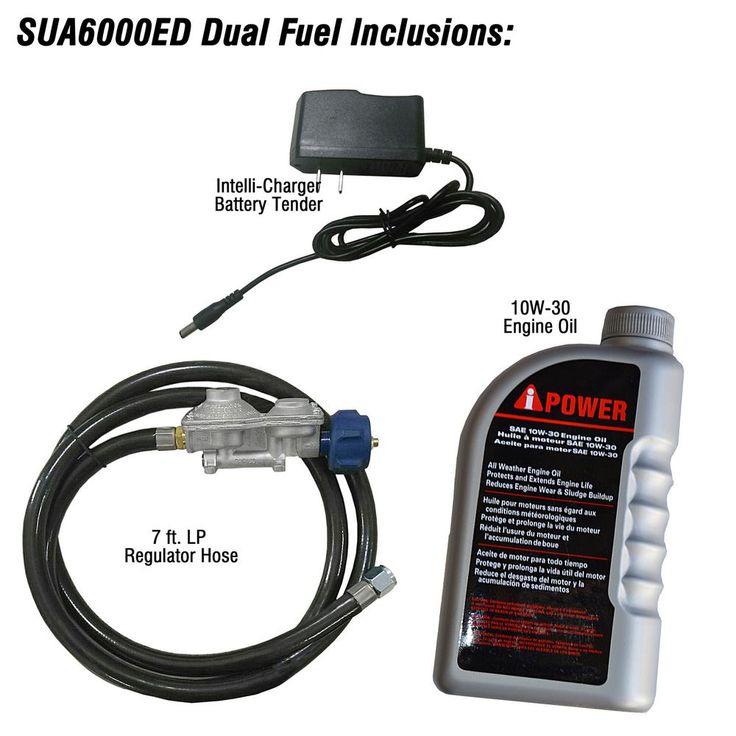 A-iPower 6000-Watt Dual Fuel Powered Electric Start Portable Generator