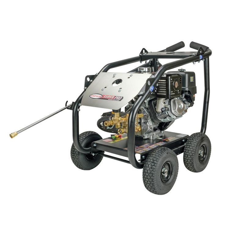 Simpson Super Pro Roll-Cage 4000 PSI at 3.5 GPM HONDA GX270 Cold Water Professional Gas Pressure Washer