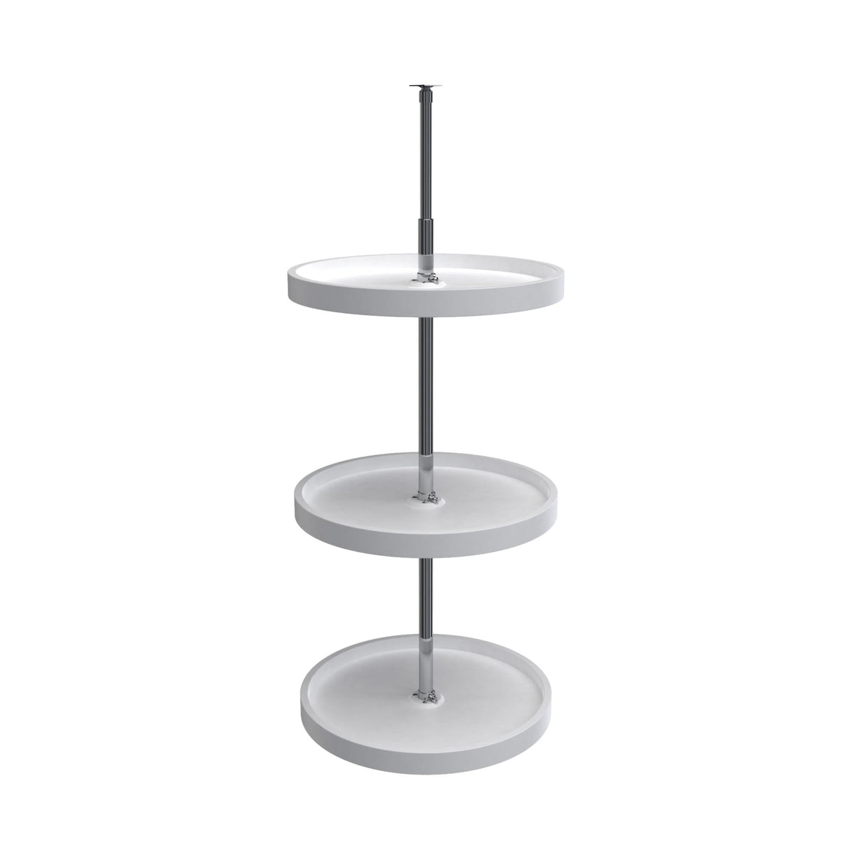 Rev-A-Shelf 3-Tier Plastic Full Circle Cabinet Lazy Susan, 18 in Diameter (6013 Series)