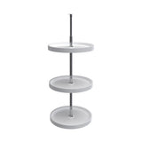 Rev-A-Shelf 3-Tier Plastic Full Circle Cabinet Lazy Susan, 18 in Diameter, Matte
