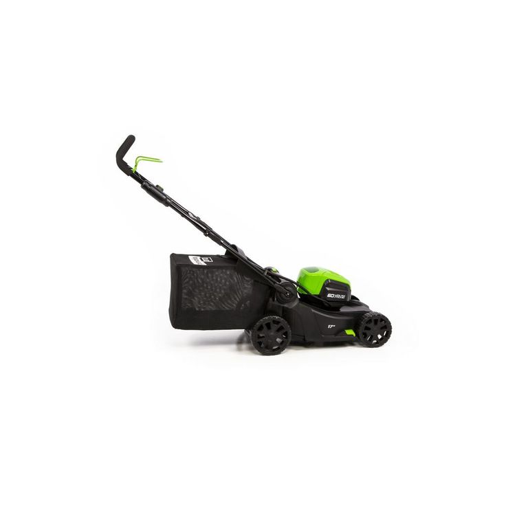 Greenworks PRO 17 in. 60-Volt Lawn Mower with 4 Ah Lithium Ion Battery and Charger LMC415