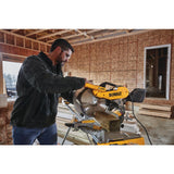 15 Amp Corded 12 in. Double-Bevel Compound Miter Saw with Cutline LED - Super Arbor