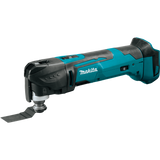 Makita 18V LXT Lithium‑Ion Cordless Variable Speed Oscillating Multi‑Tool, Tool‑Only (XMT03Z) with Blade and Accessory Adapters