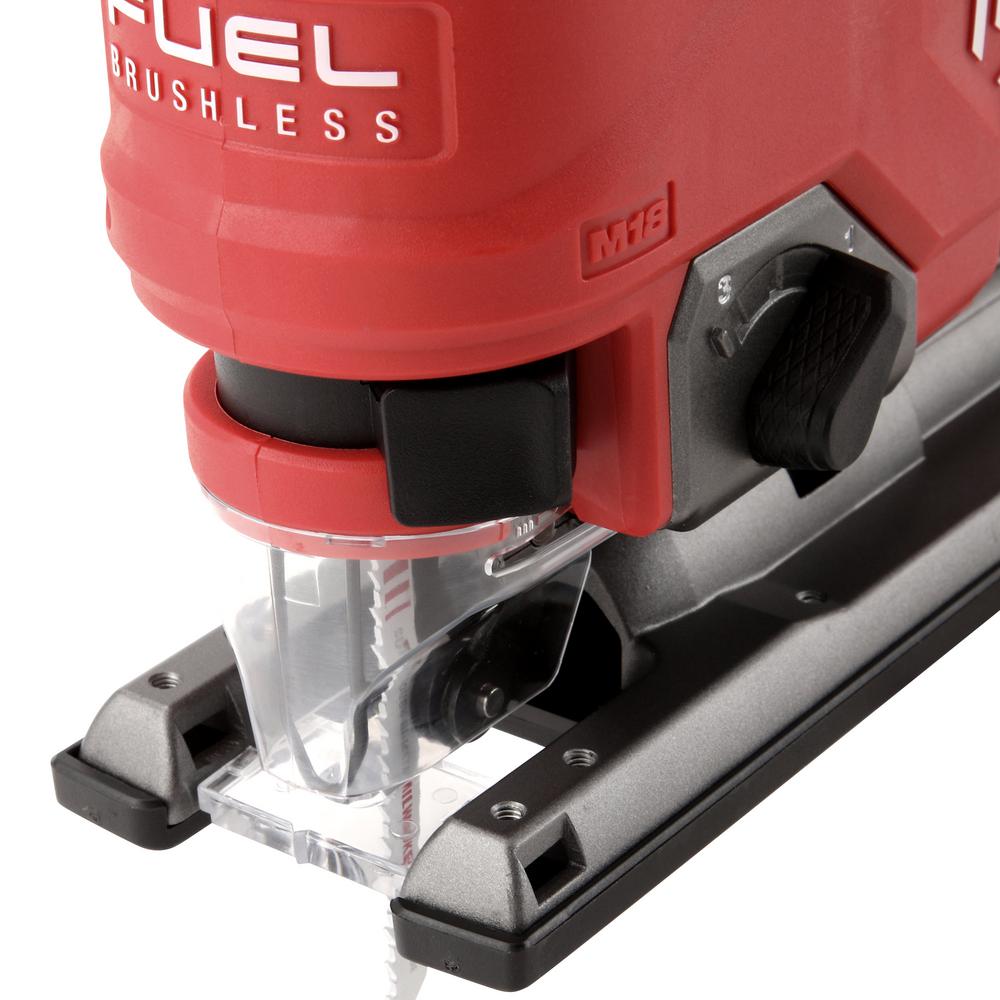 M18 FUEL 18-Volt Lithium-Ion Brushless Cordless Jig Saw (2-Tool) with (2) 6.0Ah Batteries