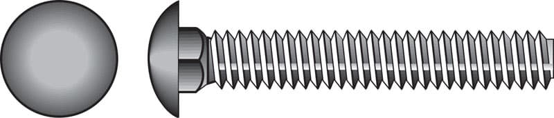 Hillman 5/16 in. x 4-1/2 in. Hot-Dipped Galvanized Steel Carriage Bolts, 50-Pack